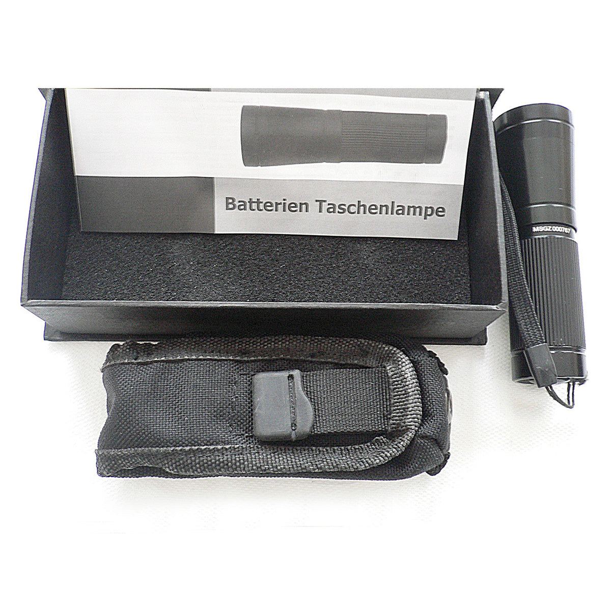 LED Taschenlampe MS11 mit Holster